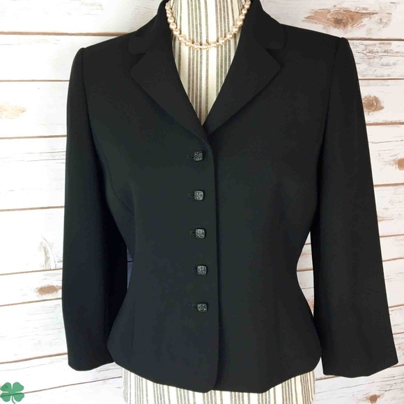 Tahari Jackets & Blazers - Tahari Black Blazer Size 6P